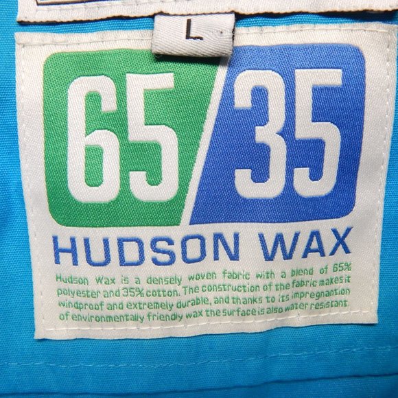 Penfield Hudson Wax 65/35 Women's Large Blue Canvas Full Zip Hooded Jacket - Picture 6 of 13